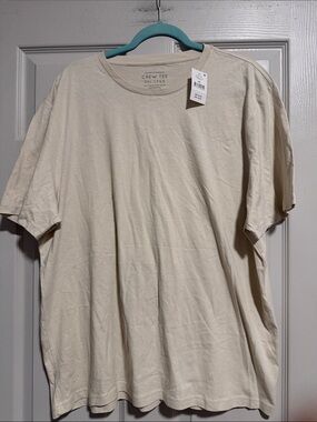 Cotton On Men’s Crew Tee - Off-White